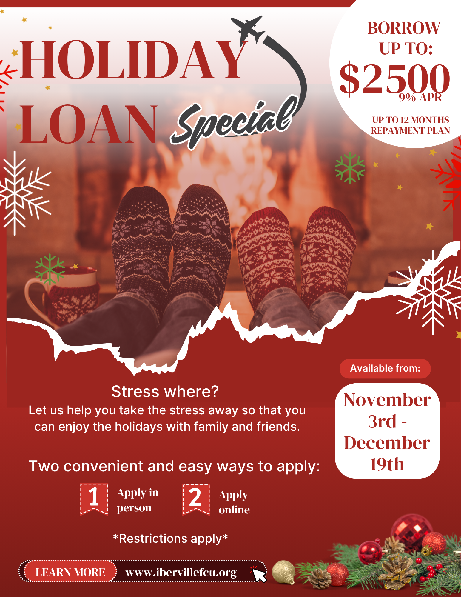 Vacation Loan Special